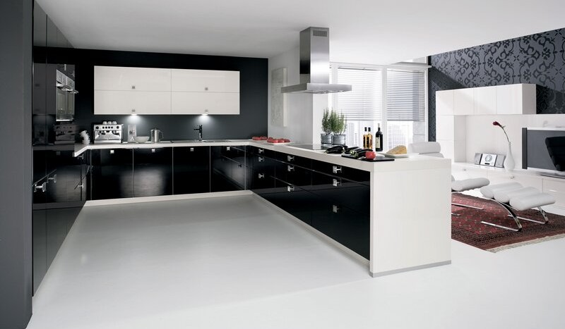 contemporary kitchens white cabinets